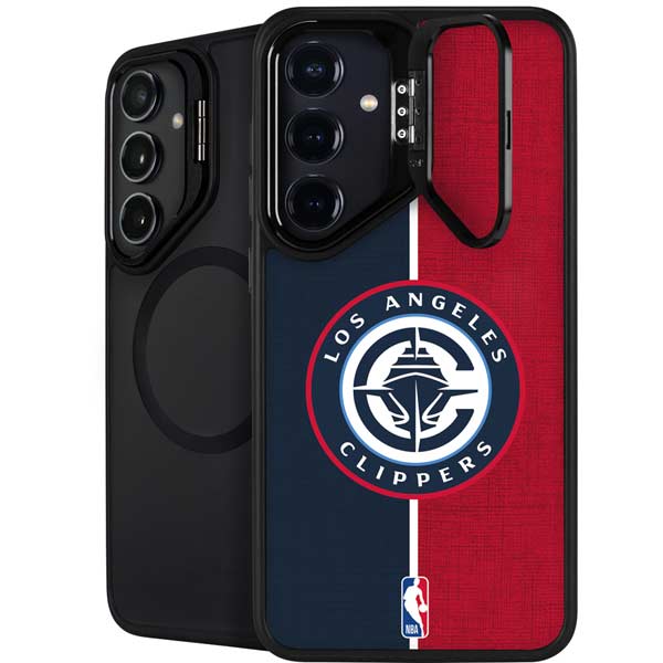 NBA LA Clippers Canvas Galaxy S26 Plus Kickstand Case