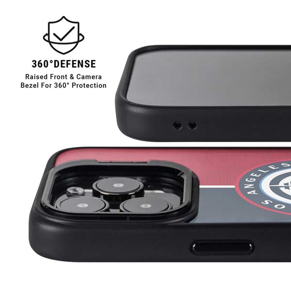 NBA LA Clippers Canvas iPhone 14 Pro Kickstand Case