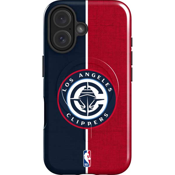 NBA LA Clippers Canvas iPhone 16 Magsafe Impact Case