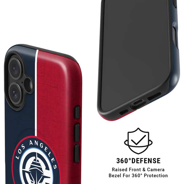 NBA LA Clippers Canvas iPhone 16 Magsafe Impact Case