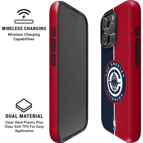 NBA LA Clippers Canvas iPhone 16 Pro Magsafe Impact Case