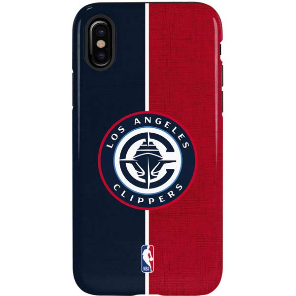 NBA LA Clippers Canvas iPhone XS Pro Case