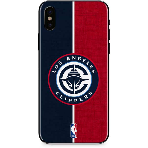 NBA LA Clippers Canvas iPhone XS Skin