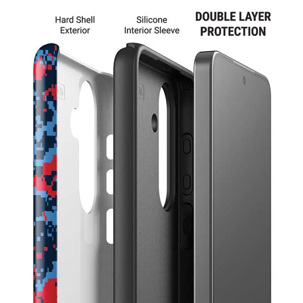 NBA LA Clippers Digi Camo Galaxy S26 Impact Case