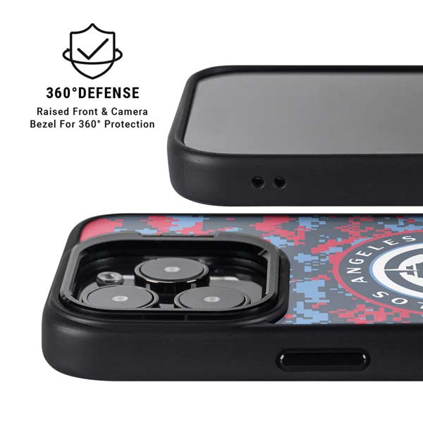 NBA LA Clippers Digi Camo iPhone 14 Pro Kickstand Case