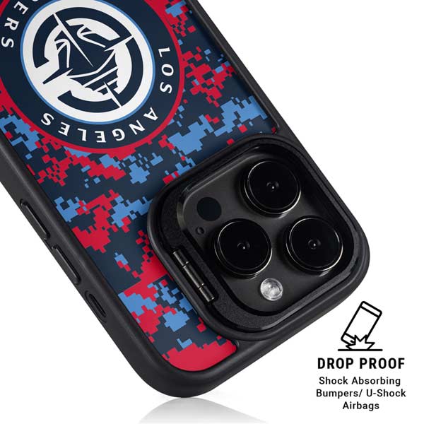 NBA LA Clippers Digi Camo iPhone 14 Pro Kickstand Case