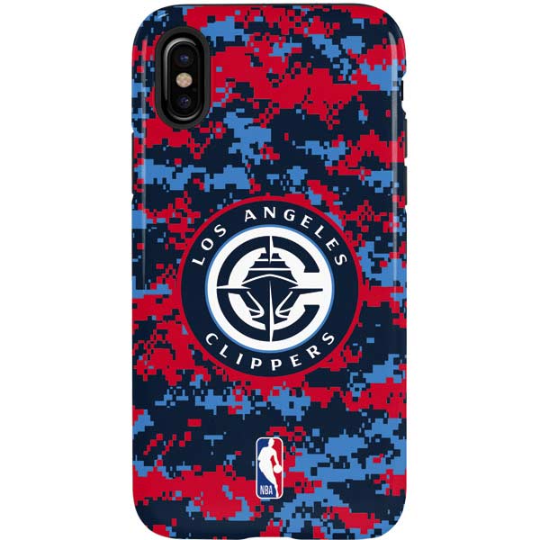NBA LA Clippers Digi Camo iPhone XS Pro Case