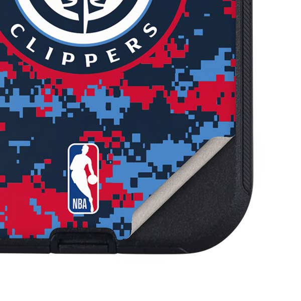 NBA LA Clippers Digi Camo Otterbox Defender iPhone Skin