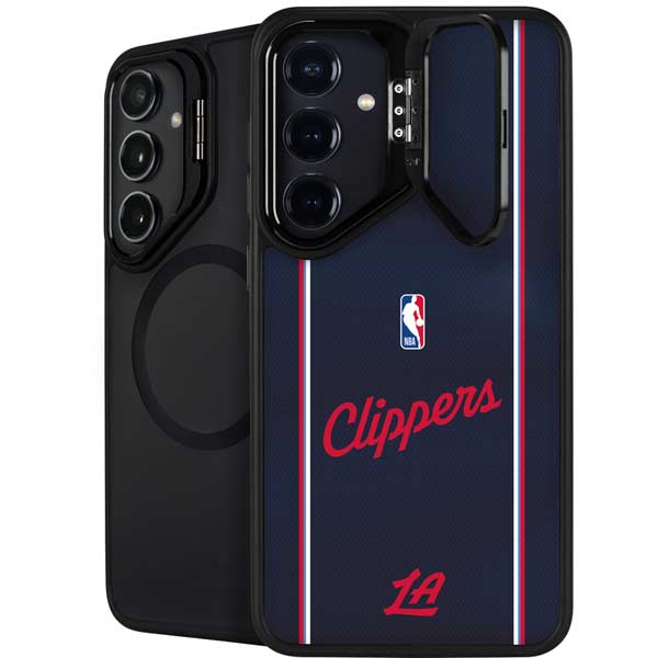 NBA LA Clippers Jersey Galaxy S26 Kickstand Case