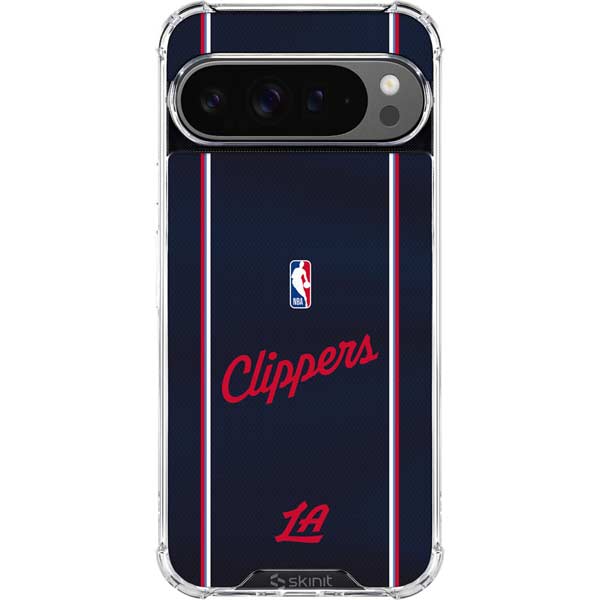NBA LA Clippers Jersey Google Pixel 10 Pro Clear Case