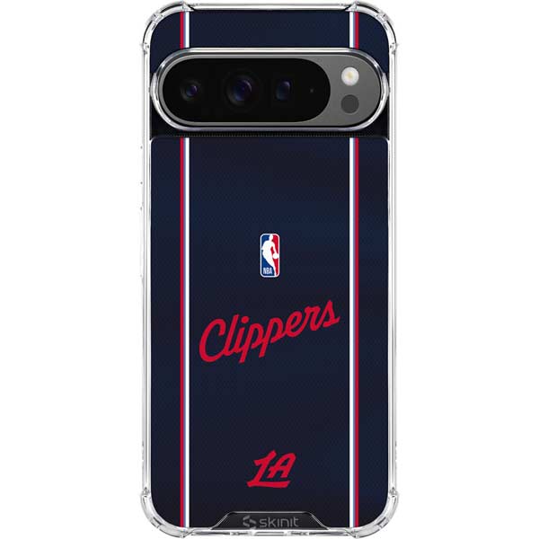 NBA LA Clippers Jersey Google Pixel 10 Pro XL Clear Case