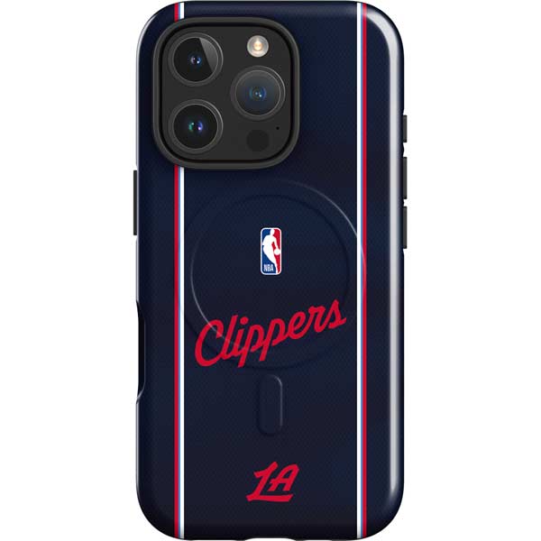 NBA LA Clippers Jersey iPhone 16 Pro Max Magsafe Impact Case