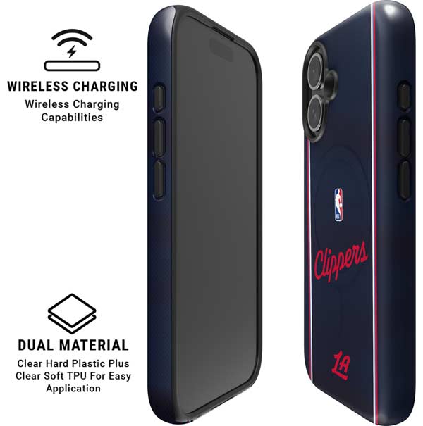 NBA LA Clippers Jersey iPhone 17 Magsafe Impact Case