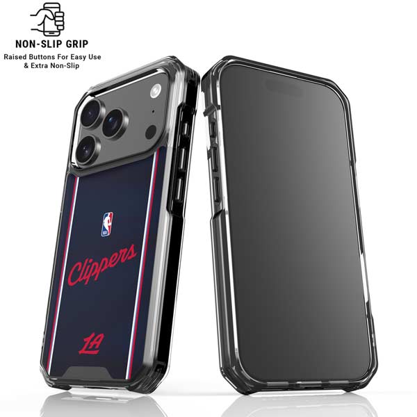 NBA LA Clippers Jersey iPhone 17 Pro Clear Case