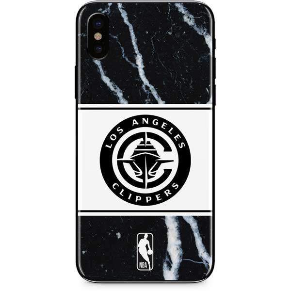 NBA LA Clippers Marble iPhone XS Skin