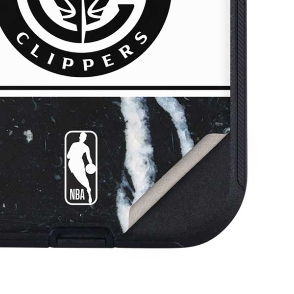 NBA LA Clippers Marble Otterbox Defender iPhone Skin