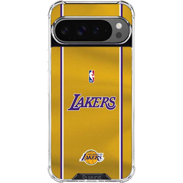 NBA Los Angeles Lakers Jersey Google Pixel 10 Pro Clear Case