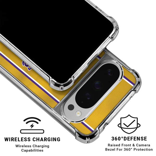 NBA Los Angeles Lakers Jersey Google Pixel 10 Pro Clear Case