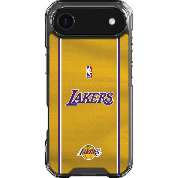 NBA Los Angeles Lakers Jersey iPhone 17 Air Clear Case