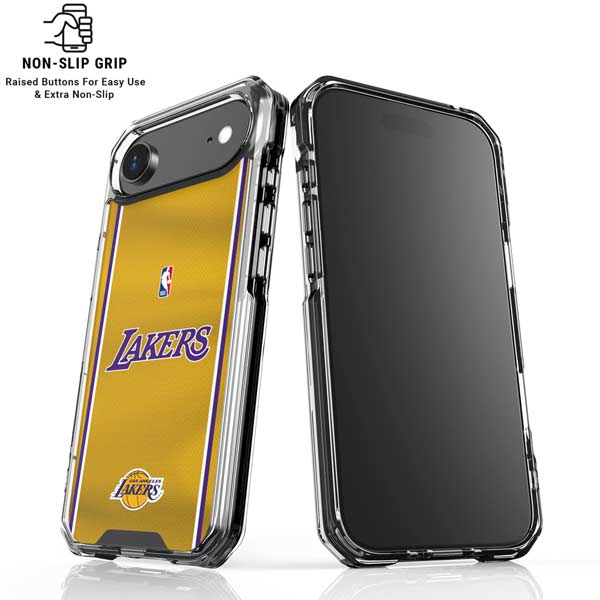 NBA Los Angeles Lakers Jersey iPhone 17 Air Clear Case