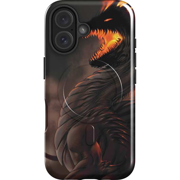LA Williams Belial Dragon by LA Williams iPhone 16 Plus Magsafe Impact Case