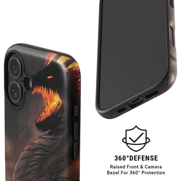 LA Williams Belial Dragon by LA Williams iPhone 16 Plus Magsafe Impact Case