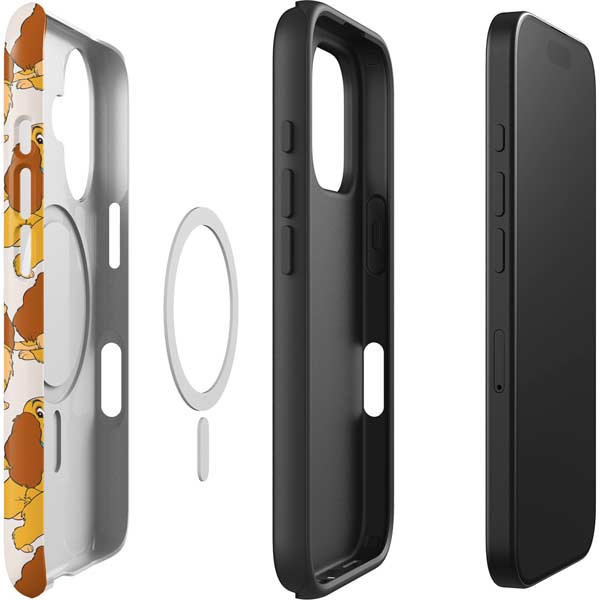 Disney Lady & The Tramp Lady Pattern iPhone 16 Plus Magsafe Impact Case