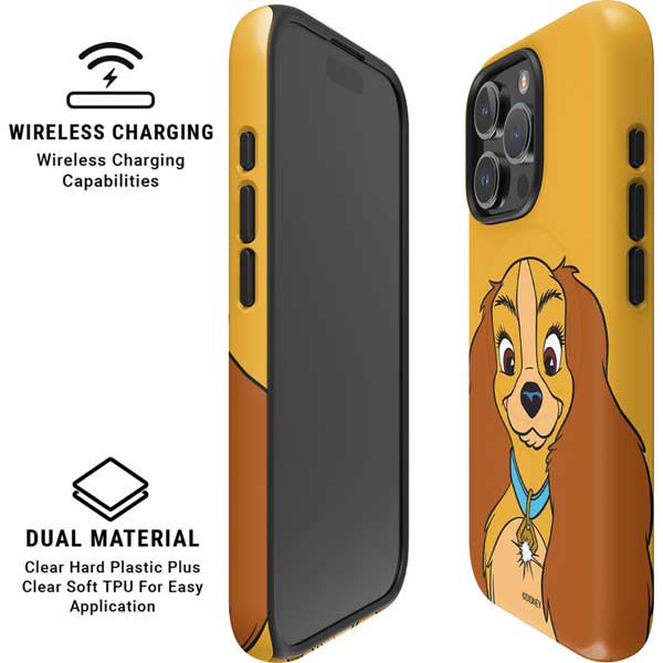 Disney Lady & The Tramp Lady Portrait iPhone 16 Pro Magsafe Impact Case
