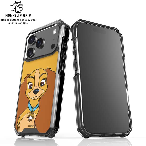 Disney Lady & The Tramp Lady Portrait iPhone 17 Pro Clear Case