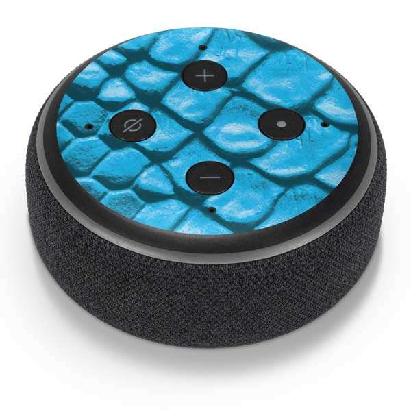 Lagoon Python Animal Print Color Pop Amazon Echo Dot Skin