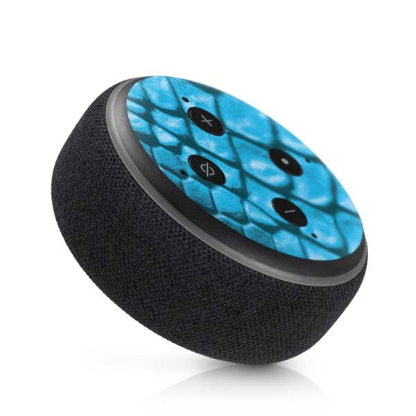 Lagoon Python Animal Print Color Pop Amazon Echo Dot Skin