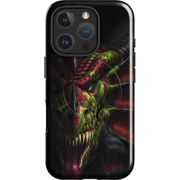 Lair of Shadows Dragon by Tom Wood iPhone 16 Pro Max Magsafe Impact Case