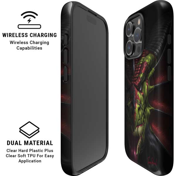 Lair of Shadows Dragon by Tom Wood iPhone 16 Pro Max Magsafe Impact Case