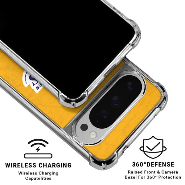 NBA Los Angeles Lakers Distressed Google Pixel 10 Pro XL Clear Case