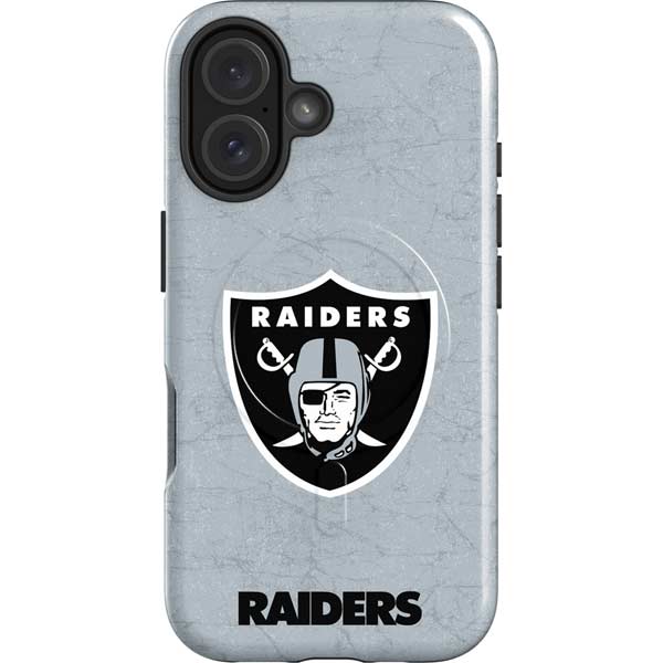 NFL Las Vegas Raiders - Alternate Distressed iPhone 16 Magsafe Impact Case