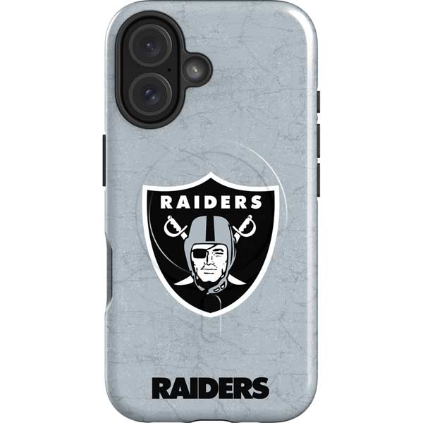 NFL Las Vegas Raiders - Alternate Distressed iPhone 16 Plus Magsafe Impact Case