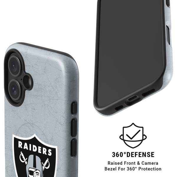 NFL Las Vegas Raiders - Alternate Distressed iPhone 16 Plus Magsafe Impact Case