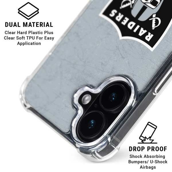 NFL Las Vegas Raiders - Alternate Distressed iPhone 17 MagSafe Case