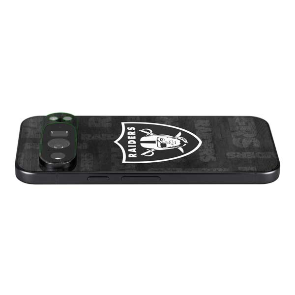 NFL Las Vegas Raiders Black & White Google Pixel 10 Pro XL Skin