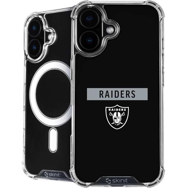 NFL Las Vegas Raiders Black Performance Series iPhone 17 MagSafe Case