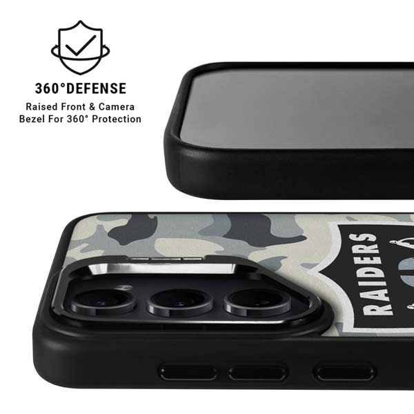 NFL Las Vegas Raiders Camo Galaxy S26 Plus Kickstand Case