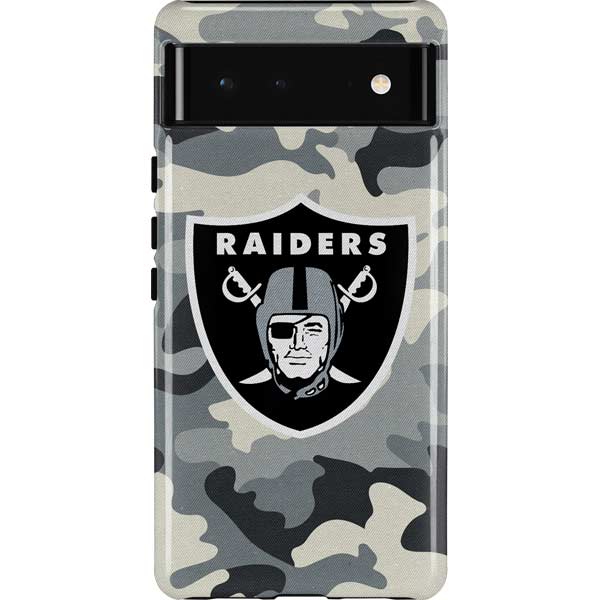 NFL Las Vegas Raiders Camo Pixel Cases