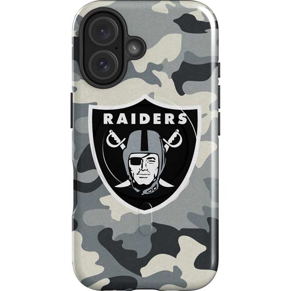 NFL Las Vegas Raiders Camo iPhone 16 Magsafe Impact Case