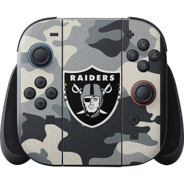 NFL Las Vegas Raiders Camo Nintendo Switch 2 (2025) with Joy-Con Skin