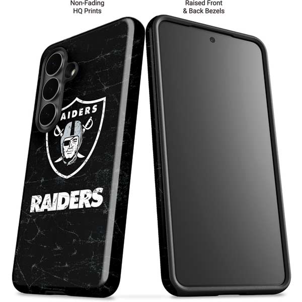 NFL Las Vegas Raiders Distressed Galaxy S26 Impact Case