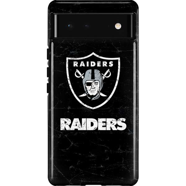 NFL Las Vegas Raiders Distressed Pixel Cases
