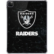 NFL Las Vegas Raiders Distressed iPad Pro 11in (2024) Clear Case