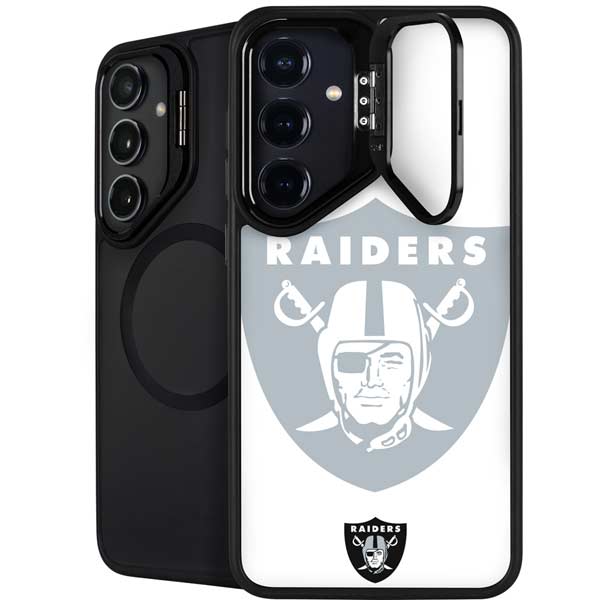 NFL Las Vegas Raiders Double Vision Galaxy S26 Plus Kickstand Case