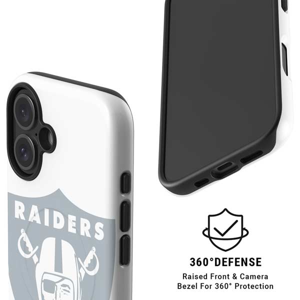 NFL Las Vegas Raiders Double Vision iPhone 16 Magsafe Impact Case
