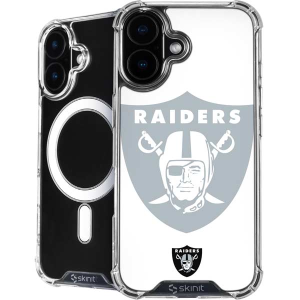 NFL Las Vegas Raiders Double Vision iPhone 16 Plus MagSafe Case